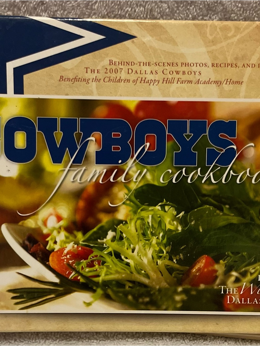 NFL Cowboys Family Cookbook - Blue and Green